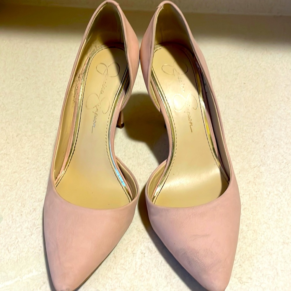 Jessica Simpson heels - pale pink